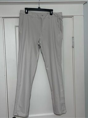 Lululemon ABC Classic-Fit Trouser Warpstreme Mens 36Wx32L Raw Linen